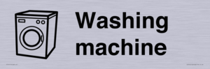 Dementia washing machine sign